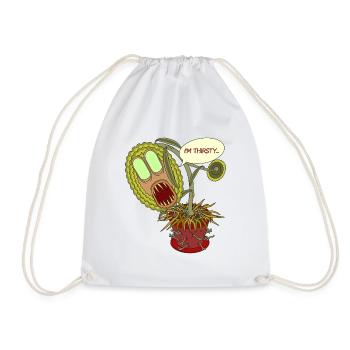 THIRST - Drawstring Bag - white - Front