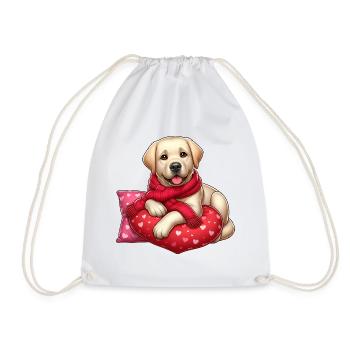 Labradoe Retriever Liebe - Turnbeutel - Weiß - Vorne