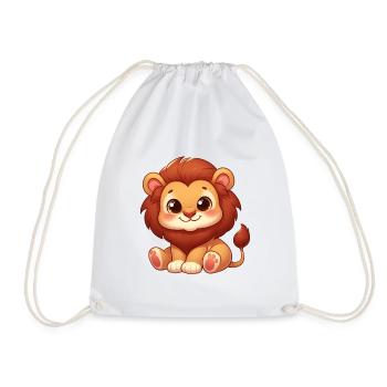 Petit Lion Mignon - Sac de sport léger - blanc - Devant