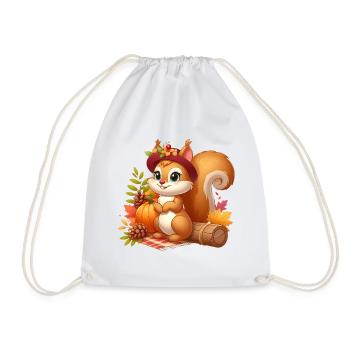 squirell autumn - Sac de sport léger - blanc - Devant
