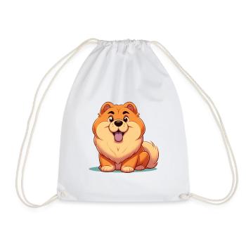 Chowchow 8 - Turnbeutel - Weiß - Vorne