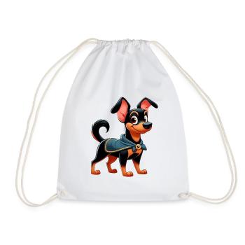Pinscher 3 - Turnbeutel - Weiß - Vorne