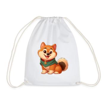 Shiba 2 - Turnbeutel - Weiß - Vorne