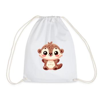 loutre 13 - Sac de sport léger - blanc - Devant