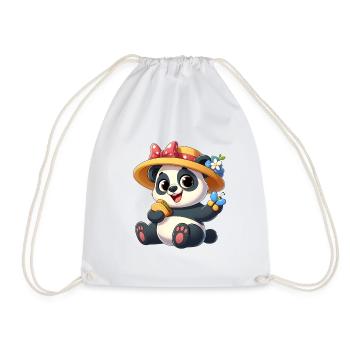 panda 2 - Sac de sport léger - blanc - Devant