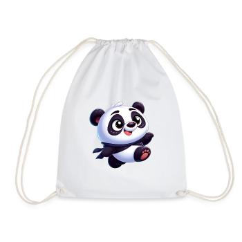 panda 4 - Sac de sport léger - blanc - Devant
