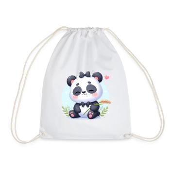 panda 12 - Sac de sport léger - blanc - Devant