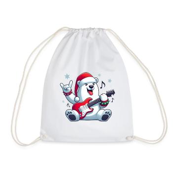 polar bear 6 - Sac de sport léger - blanc - Devant