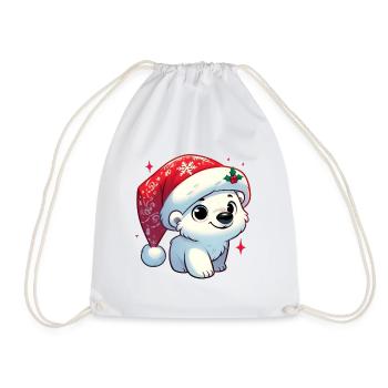 polar bear 14 - Sac de sport léger - blanc - Devant