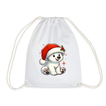 polar bear 11 - Sac de sport léger - blanc - Devant