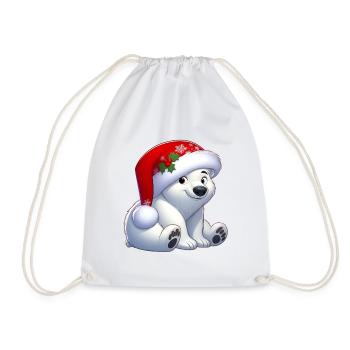 polar bear 12 - Sac de sport léger - blanc - Devant
