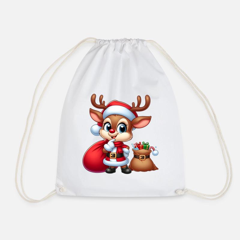 Rudolf 4 - Turnbeutel - Weiß