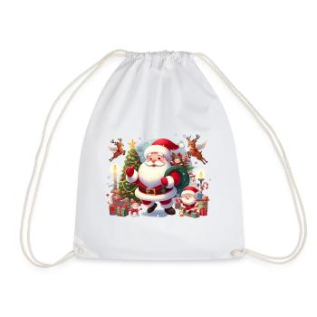 santa - Sac de sport léger - blanc - Devant