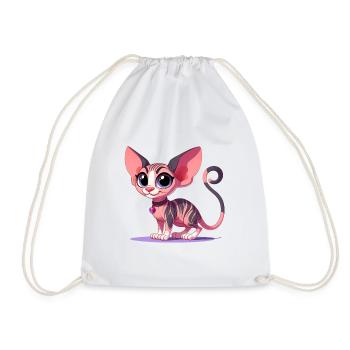 Sphynx - Turnbeutel - Weiß - Vorne