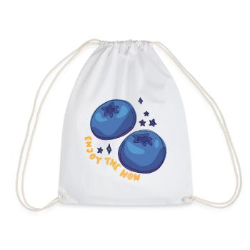 Enjoy the now - Drawstring Bag - white - Front