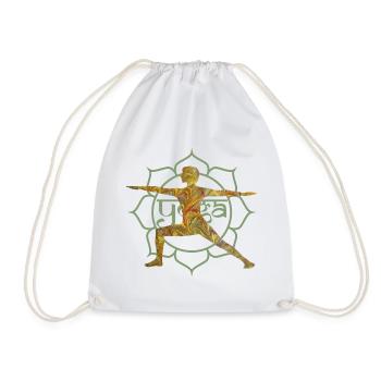 yoga 8 virabhadrasana e 38 - Sac de sport léger - blanc - Devant