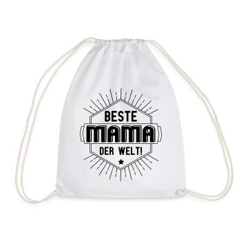 beste Mama der welt - Turnbeutel - Weiß - Vorne