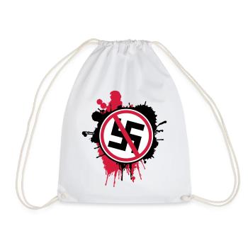 Contre les nazis - Sac de sport léger - blanc - Devant