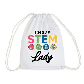Professorin Steminist Designs für Equality Stem - Turnbeutel - Weiß - Vorne