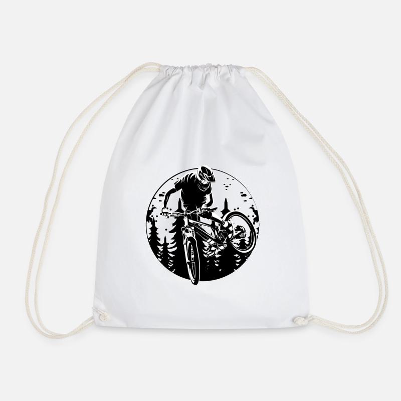1 05 - Drawstring Bag - white
