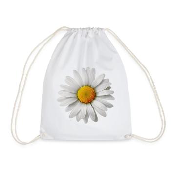 Gänseblümchen, Blume, Frühling, Sommer, Garten, - Turnbeutel - Weiß - Vorne