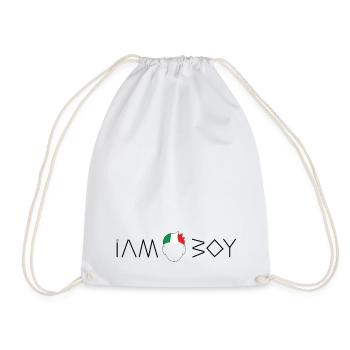 Je suis un garçon italien - Sac de sport léger - blanc - Devant