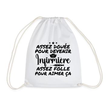 Assez Douée Pour Devenir Infirmière - Sac de sport léger - blanc - Devant