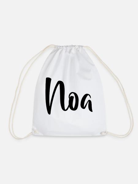 Name - Noa - Turnbeutel - Weiß