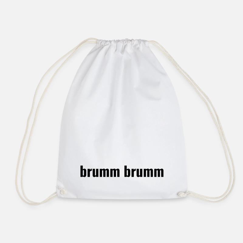 brumm brumm - Turnbeutel - Weiß
