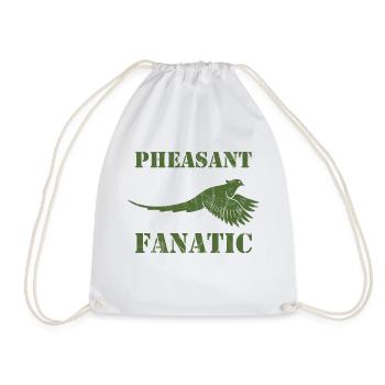 La chasse, les chasseurs, Halali, cadeau, chemise, faisan - Sac de sport léger - blanc - Devant