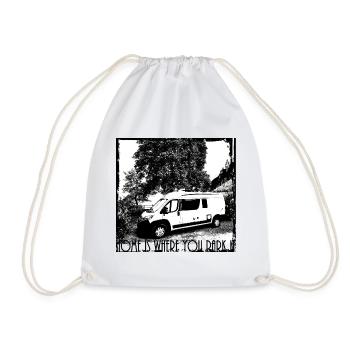 Camper - Drawstring Bag - white - Front
