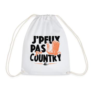 Je Peux Pas J'ai Country Cowboy Western Cadeau - Sac de sport léger - blanc - Devant