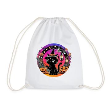 Spooky kitty Halloween 4 - Sac de sport léger - blanc - Devant