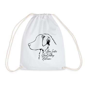 NOVA SCOTIA DUCK TOLLING RETRIEVER Profil Wilsigns - Sac de sport léger - blanc - Devant