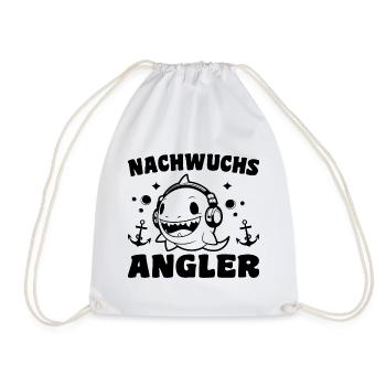 Offspring Angler Fishing Baby Birth Fish Fish - Drawstring Bag - white - Front