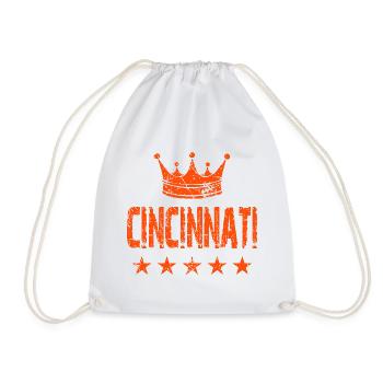 Étoiles de la couronne de Cincinnati - Sac de sport léger - blanc - Devant