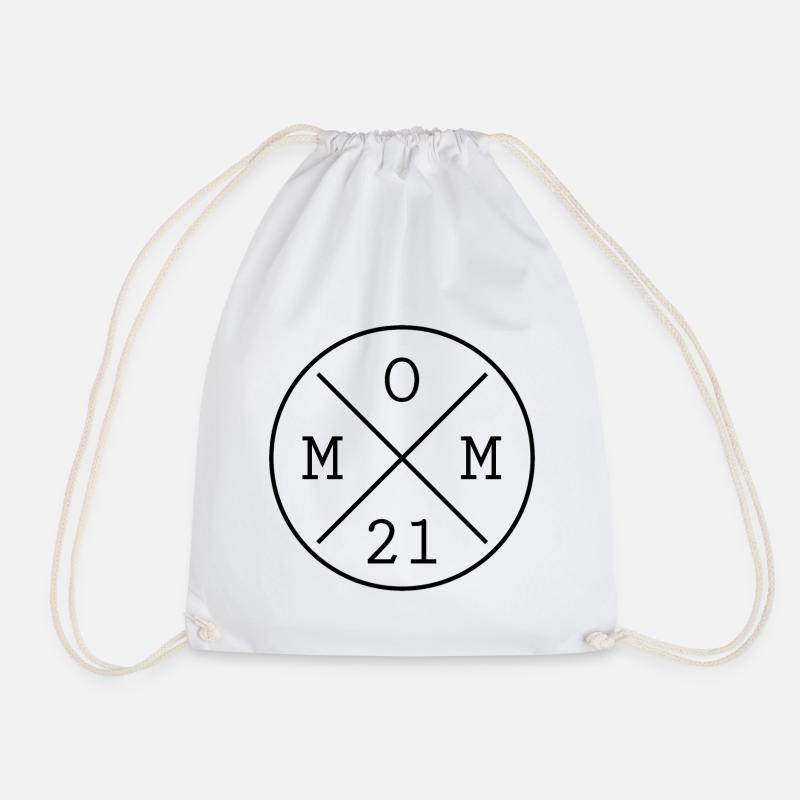 Mama 2021 Mutter Muttertag Geschenk - Turnbeutel - Weiß