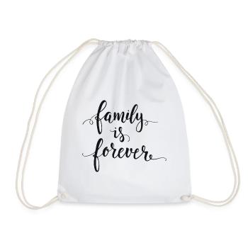 Family is forever - Sac de sport léger - blanc - Devant