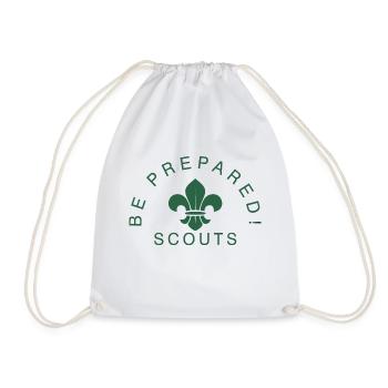 Scout, Scout, Wolfling, Rover, Gift - Drawstring Bag - white - Front