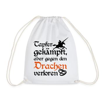 Polter TShirt Männer - Turnbeutel - Weiß - Vorne