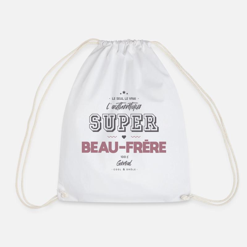 L authentique super beau frère - Sac de sport léger - blanc
