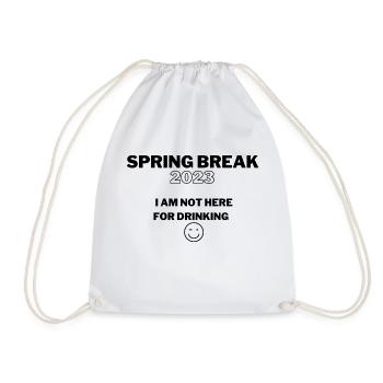 Spring Break 2023 - Drawstring Bag - white - Front