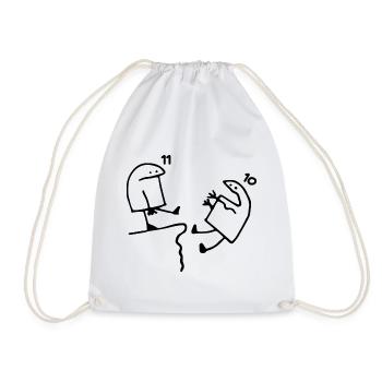 11 years old Gift Idea Humor Birthday 11 years old - Drawstring Bag - white - Front