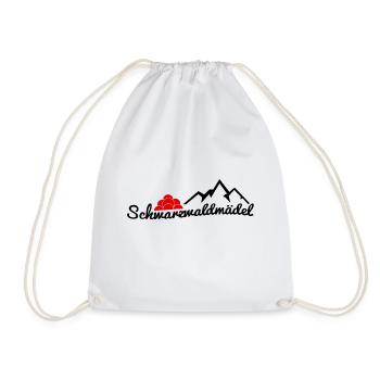 Schwarzwaldmädel - Geschenk für Schwarzwald Frauen - Turnbeutel - Weiß - Vorne