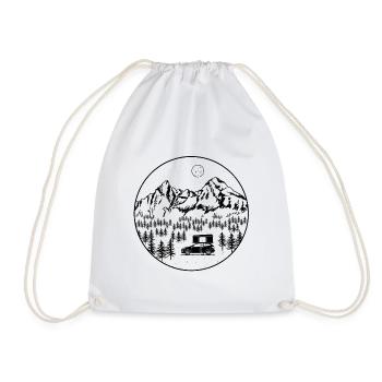Sur le toit Hardschalendachzelt Camping UrlaubNatur - Sac de sport léger - blanc - Devant