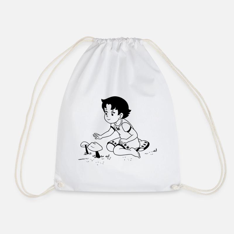 Heidi In Nature - Drawstring Bag - white