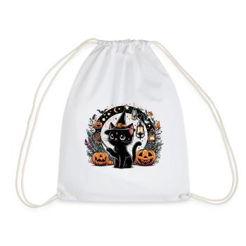 Spooky kitty Halloween 3 - Sac de sport léger - blanc - Devant