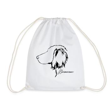 WEIMARANER profil cheveux longs chiens Wilsigns - Sac de sport léger - blanc - Devant
