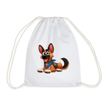 malinois 14 - Sac de sport léger - blanc - Devant