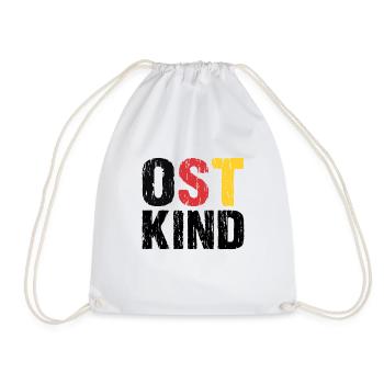Ost Kind DDR Osten Ossi - Turnbeutel - Weiß - Vorne